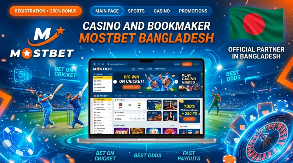 Casino and bookmaker Mostbet Bangladesh